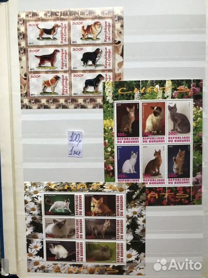 Марки фауна