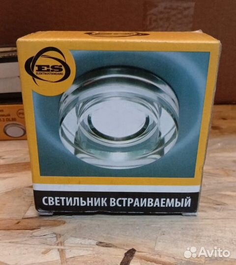 Точечный светильник со стеклом Elektrostanard 9160 SL (серебряный)