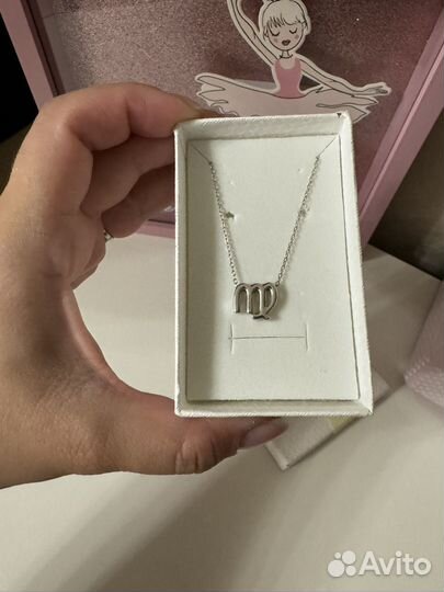 Подвеска дева серебро 925