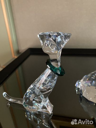 Swarovski кот и пес