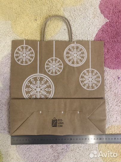 Пакет из крафт бумаги