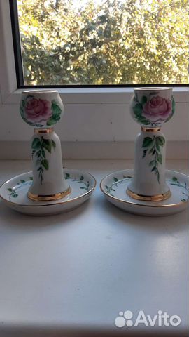 Форфоровые подсвечники лфз СССР