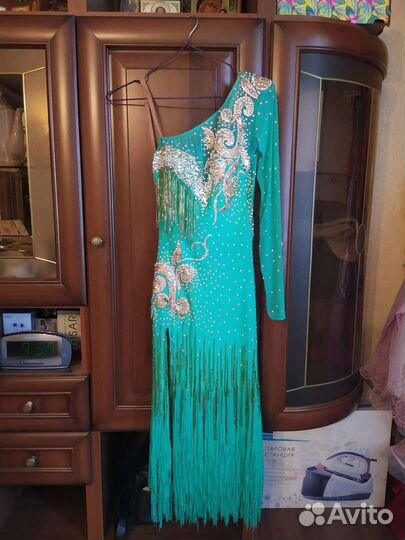 Платье для бальных танцев латина ю2, молодежь