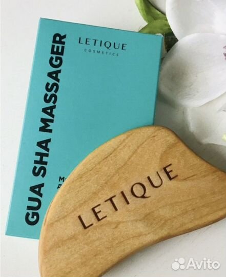 Массажер деревянный для гуаша Letique