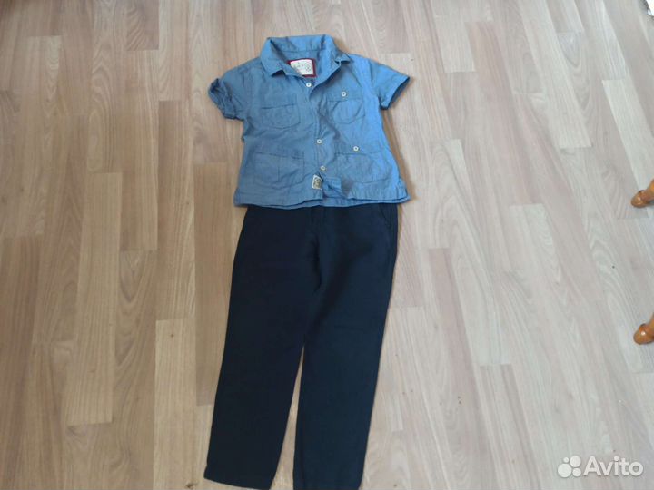 Костюм брюки рубашка 116