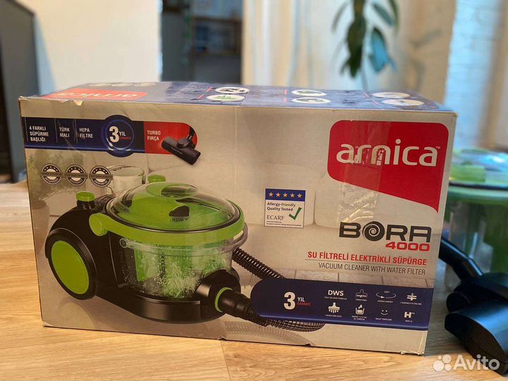Пылесос arnica с водным фильтром