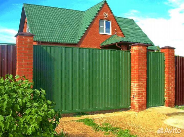 Забор из профнастила