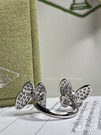 Кольцо Van Cleef & Arpels Two Butterfly в наличии