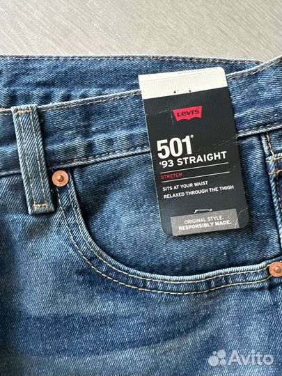 Мужские джинсы levis 501