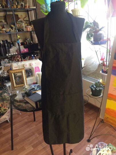 Фартук новый Парикмахерский поварской черный