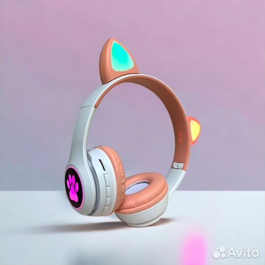 Bluetooth гарнитура CAT EAR CT-23M Pink