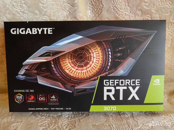 Видеокарта gigabyte GeForce RTX 3070 gaming