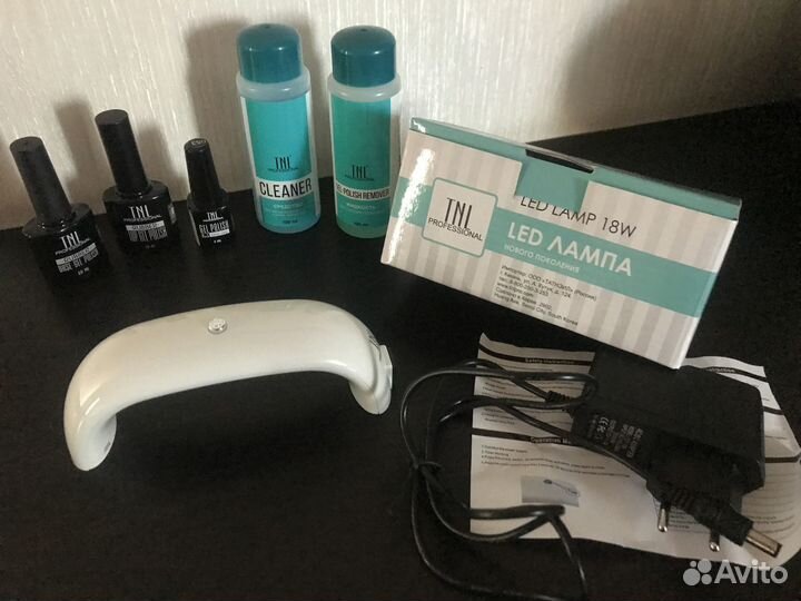 Набор Лампа LED, TNL,18W, белая для сушки ногтей