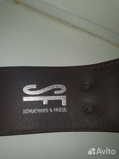 Ремень женский кожаный широкий