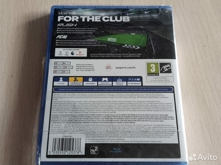 Диск fc25 для ps4