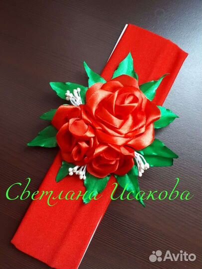 Заколка для волос ручной работы