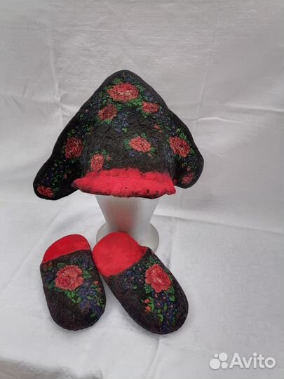 Банная шапка, кокошник