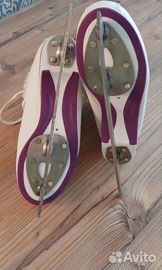 Коньки фигурные kreiss 38р. для девочки утепленные