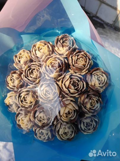 Букет из шоколадных роз