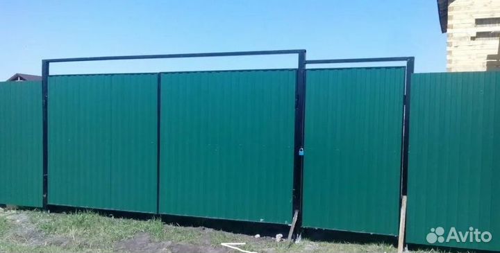 Забор металлический профессионально качественно