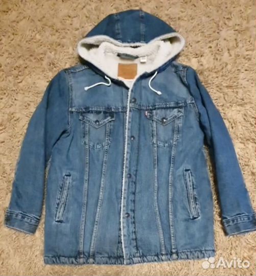 Мужская джинсовая куртка Levis Jean Jacket Sherpa