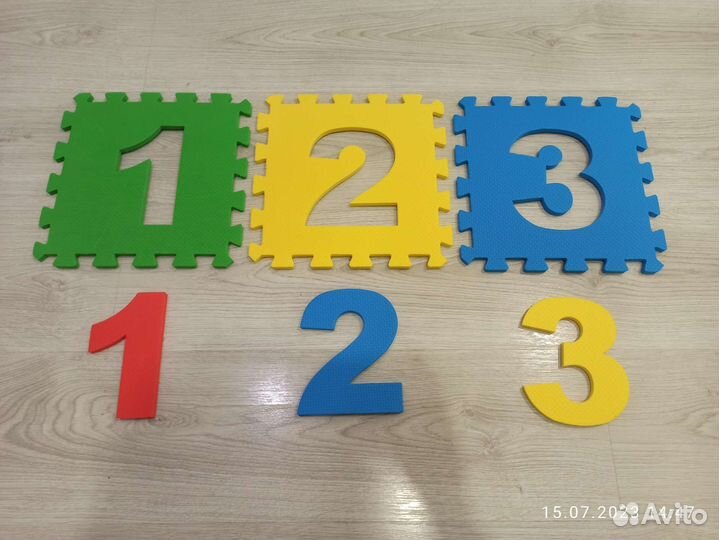 Детские коврики-пазлы 