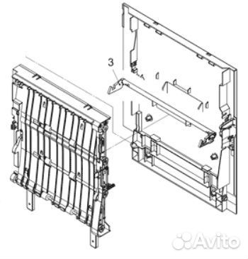Крышка задняя Kyocera P 6021 cdn 302KV94254