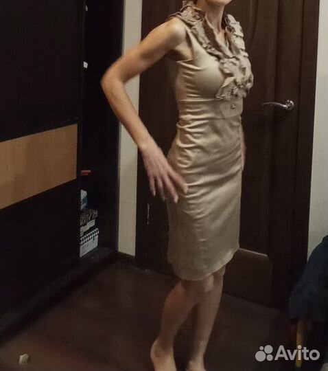 Платье новогоднее 42 размер + сумочка