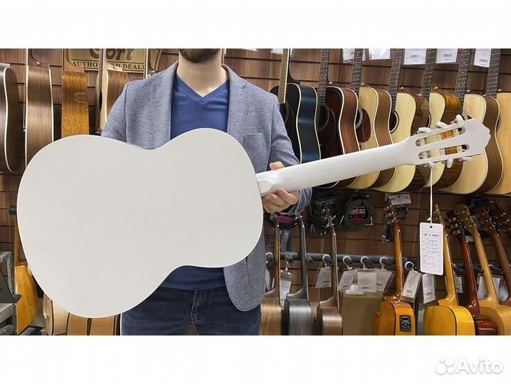 Almires C-15 WHS белая классическая гитара