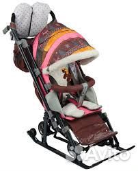 Детские санки коляска nika