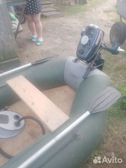 Лодка пвх с мотором бу, 3,5 л. с