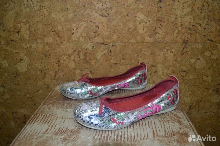 Балетки новые кожа р.41 bare traps