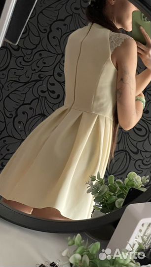 Желтое платье love republic