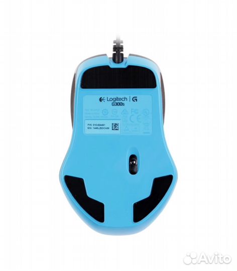 Игровая проводная мышь Logitech G300s, черный