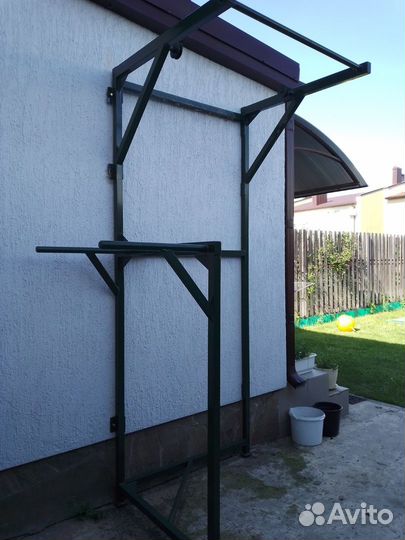 Тренажер-брусья-блок