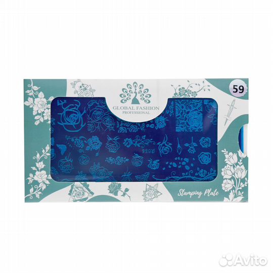 Диск для стемпинга Global Fashion #-59