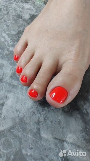 Комбинированный педикюр