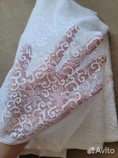 Ткани гипюр кружево