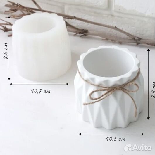 Силиконовая форма для бетона и гипса