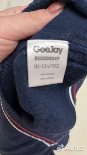 Джемпер хлопковый Gee Jay 152 разм
