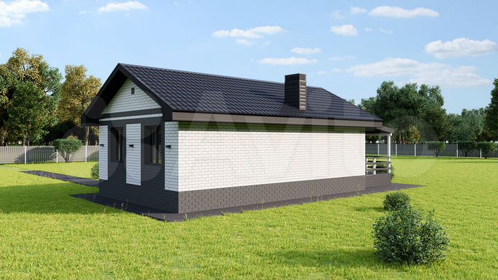 Коттедж 52 м² на участке 9 сот.