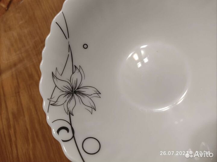 Тарелки стеклокерамика