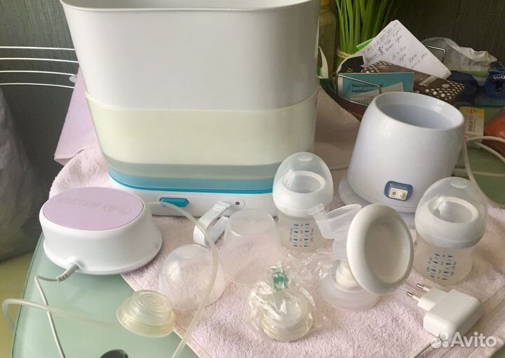 Стерилизатор. подогреватель,молокоотсос