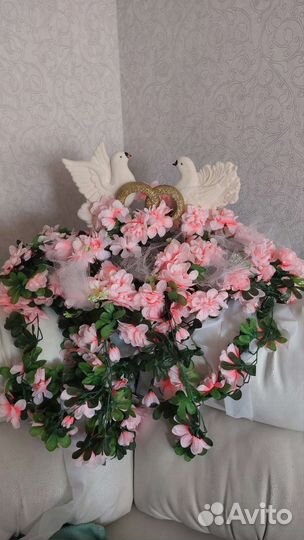 Свадебная композиция на президиум молодых