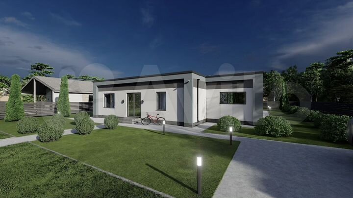 Коттедж 120 м² на участке 8 сот.