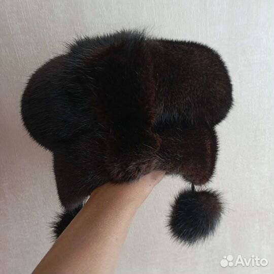 Шапка норковая женская