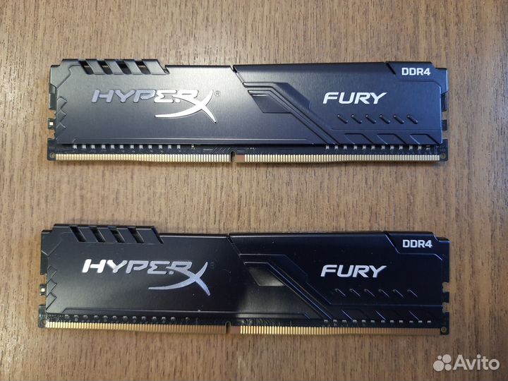 HyperX Fury DDR4 16GB (8+8) 3200MHz c дефектом