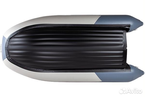 Лодка Gladiator E380PRO LT Светло-темно-серая