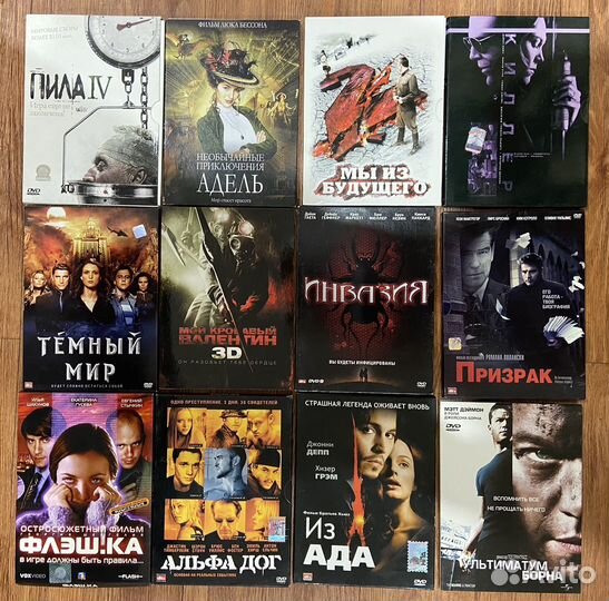 Диски DVD фильмы разные жанры много Лицензия