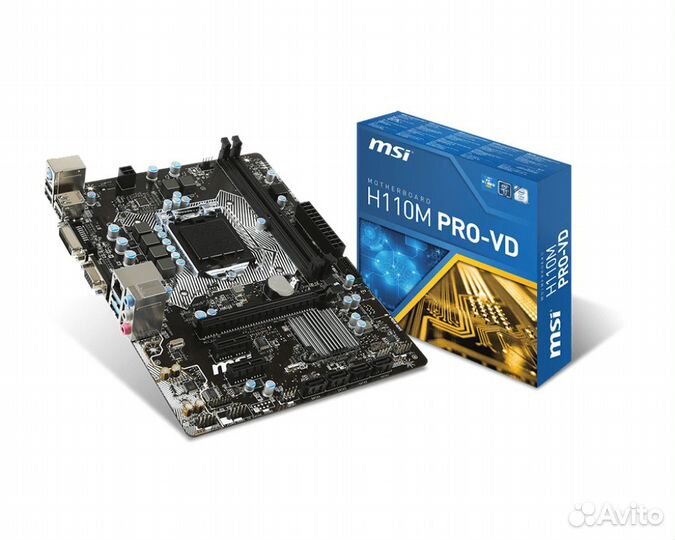 I5 7400 + MSI LGA1151 H110 PRO-VD